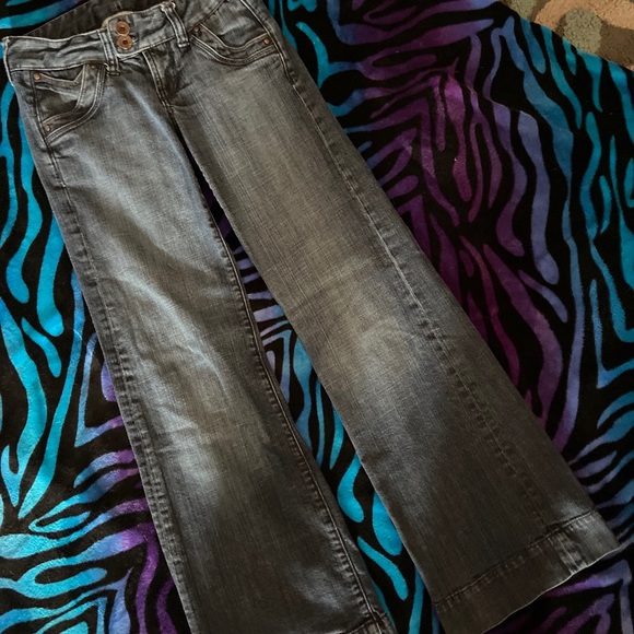 Express X2 flare wide leg jeans🦋🦋 - Picture 7 of 8